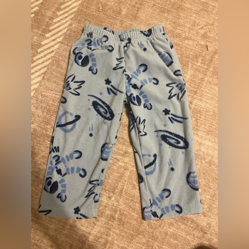 Carter's Space-Themed Fleece Kids Pajama Bottoms